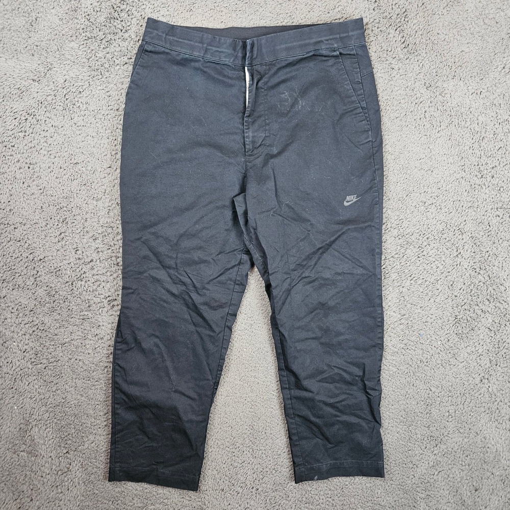 Nike Essentials Unlined Sneaker Pants Mens‎ 32 Medium Crop Drawstring dd7032